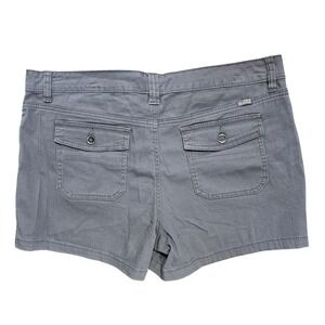 Unionbay Delaney Womens 17 Grey Shorts Casual Stretch Utility J1R4C38